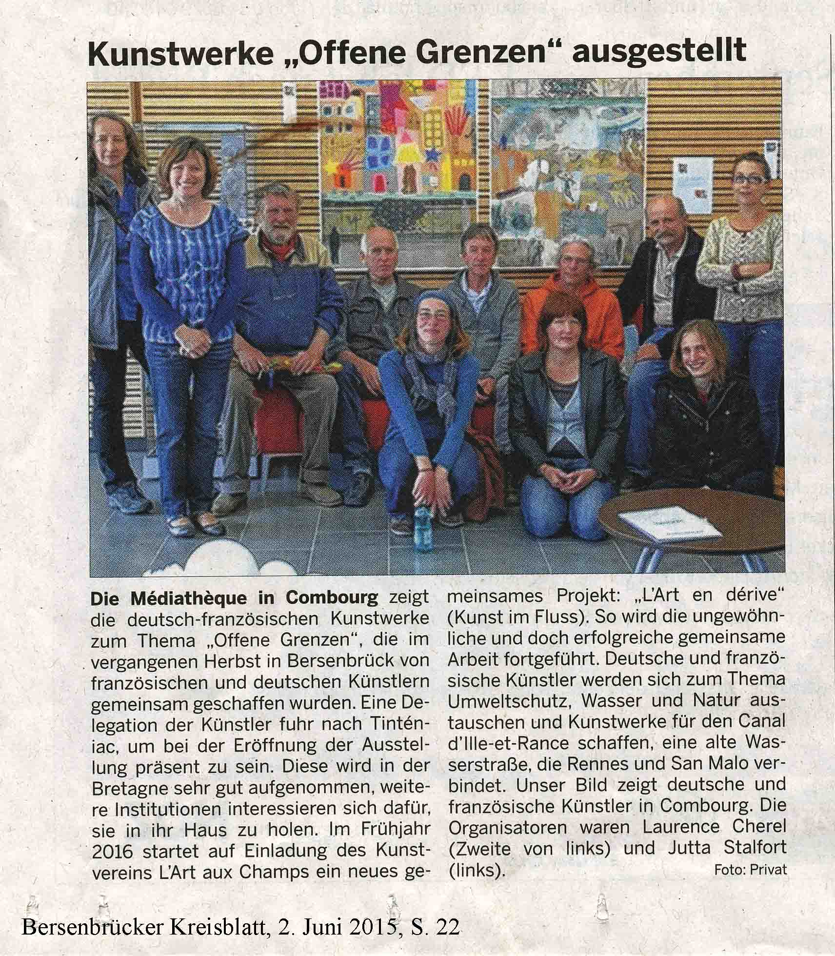 Vernissage in Combourg